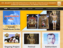 Tablet Screenshot of metropolitanchurchchry.org